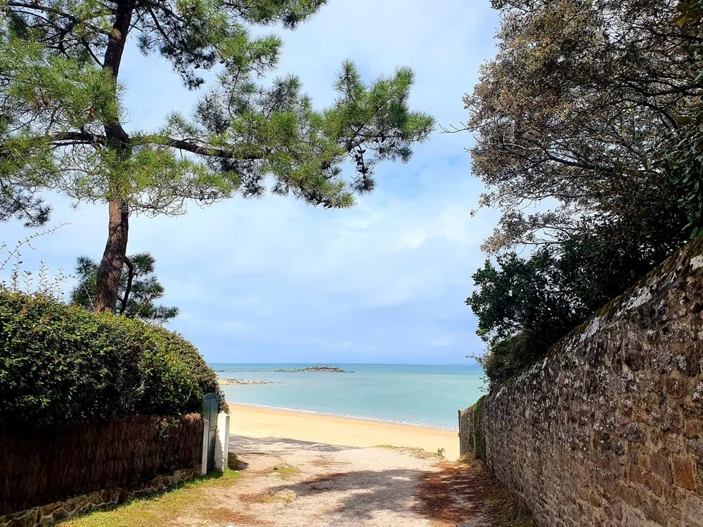 Chemin débouchant sur la plage